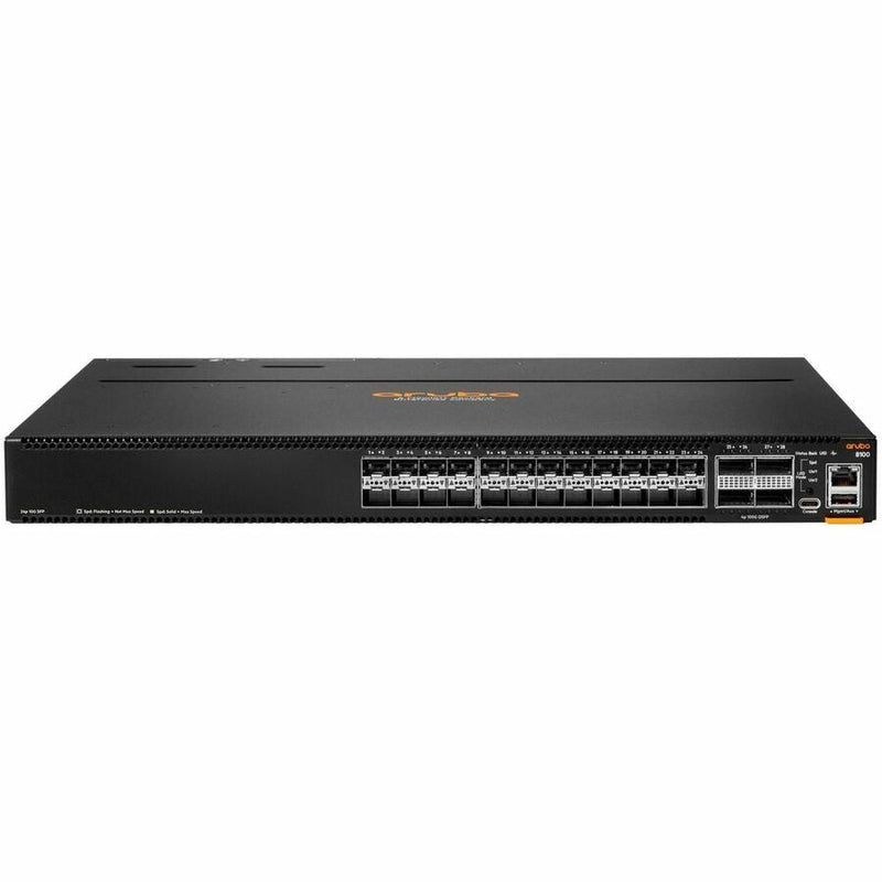 Aruba CX 8100 24x10G SFP+ 4x40/100G QSFP28 BF Airflow 3Fan 2AC PSU Switch Bdl Hewlett Packard Enterprise