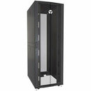 Vertiv VR3107-002 48U Rack Cabinet with 19" Rail Depth – Black, Enclosed