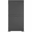 Vertiv VR3107-002 48U Rack Cabinet with 19" Rail Depth – Black, Enclosed