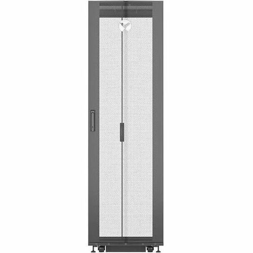 Vertiv VR3300-006 42U Enclosed Rack Cabinet, 19" Rail Depth, Black