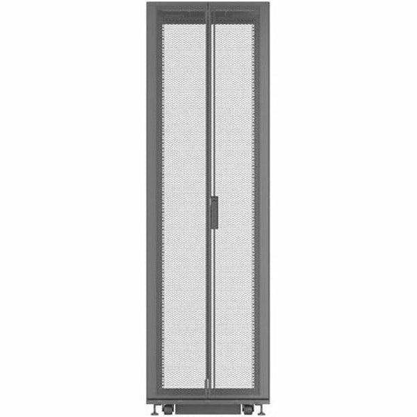 Vertiv VR3107-001 48U Open Frame Rack Cabinet, Steel, Floor Standing
