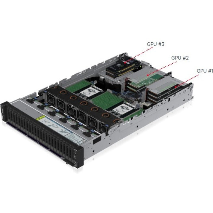 Lenovo ThinkSystem SR665 7D2V1006NA 2U Rack Server - 1 x AMD EPYC 7643 2.30 GHz - 32 GB RAM - 1.92 TB SSD - Serial ATA/600, 12Gb/s SAS Controller