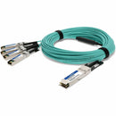 AddOn Cisco QSFP-4X10G-AOC30M to Intel XAOCBL-30M Compatible TAA Compliant 40GBase-AOC QSFP+ to 4xSFP+ Direct Attach Cable (850nm, MMF, 30m) AddOn