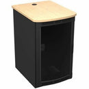 Middle Atlantic BGR Series 25RU Rolling Presentation Rack with Kensington Maple Top - 29.4" Depth