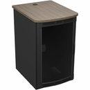 Middle Atlantic Rolling Presentation Rack with Studio Teak Top Legrand Group