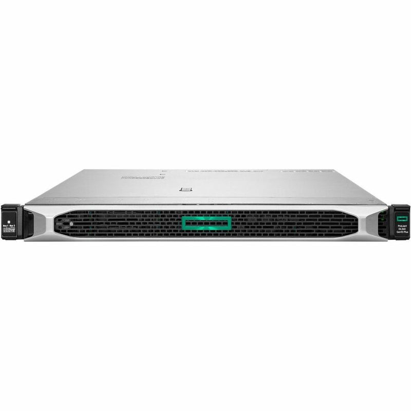 HPE ProLiant DL360 G10 Plus 1U Rack Server - 1 x Intel Xeon Silver 4310 2.1 GHz - 32 GB RAM - 960 GB SSD - (2 x 480GB) SSD Configuration - 12Gb/s SAS Controller - Smart Choice Hewlett Packard Enterprise