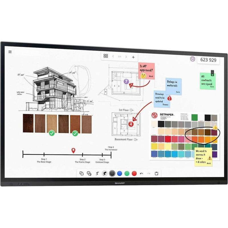 86 CLASS AQUOS BOARD INTERACTIVE DISPLAY