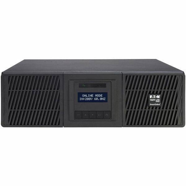 Eaton Tripp Lite Series SmartOnline 6000VA 5400W 208V Online Double-Conversion UPS with Maintenance Bypass - L6-20R/L6-30R Outlets, L6-30P Input, Network Card Included, Extended Run, 3U Rack/Tower Eaton Corporation