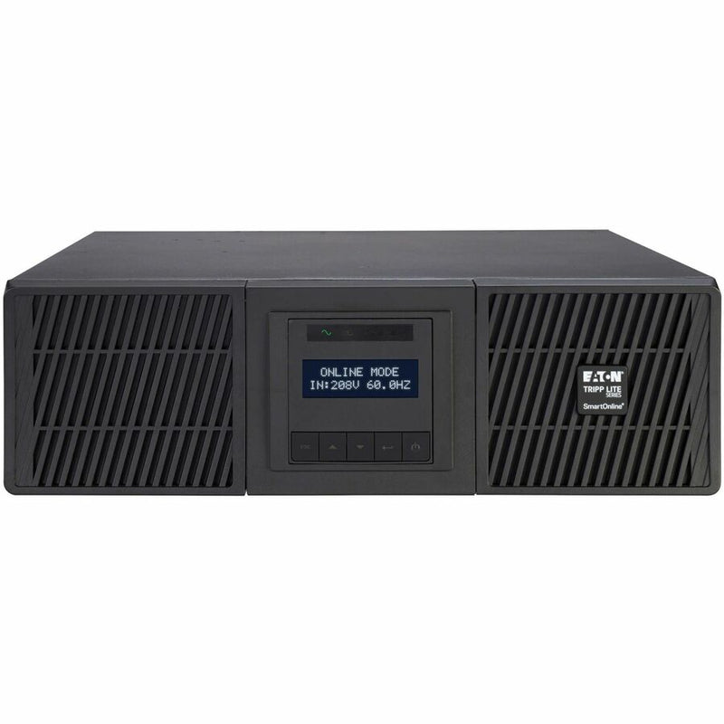Eaton Tripp Lite Series SmartOnline 6000VA 5400W 208V Online Double-Conversion UPS with Maintenance Bypass - L6-20R/L6-30R Outlets, L6-30P Input, Network Card Included, Extended Run, 3U Rack/Tower Eaton Corporation