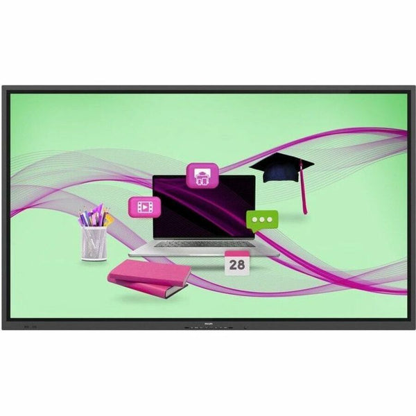 PHILIPS 75In Commercial 18/7 Display, He IR Touch, UHD (3840X2160), 350Cd/M2, A