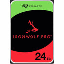 Seagate IronWolf Pro ST24000NT002 24 TB Hard Drive - Internal - SATA (SATA/600) - Conventional Magnetic Recording (CMR) Method Seagate Technology