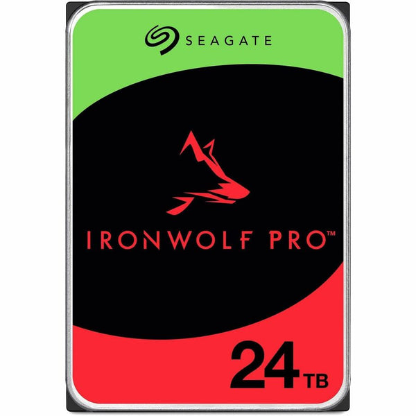 Seagate IronWolf Pro ST24000NT002 24 TB Hard Drive - Internal - SATA (SATA/600) - Conventional Magnetic Recording (CMR) Method Seagate Technology