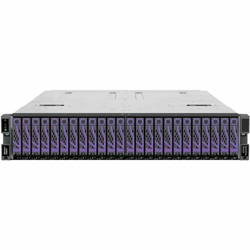 WD OpenFlex Data24 3200 NVMe-oF Storage Platform – 24-Bay U.2 Drive Enclosure, PCIe NVMe, 368TB Capacity, 2U Rack-Mount