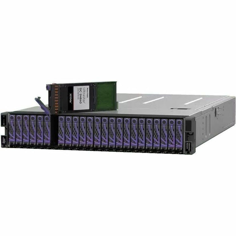 Western Digital OpenFlex Data24-24 Drive Enclosure – 24-Bay PCIe NVMe, 100GbE, 2U Rackmount