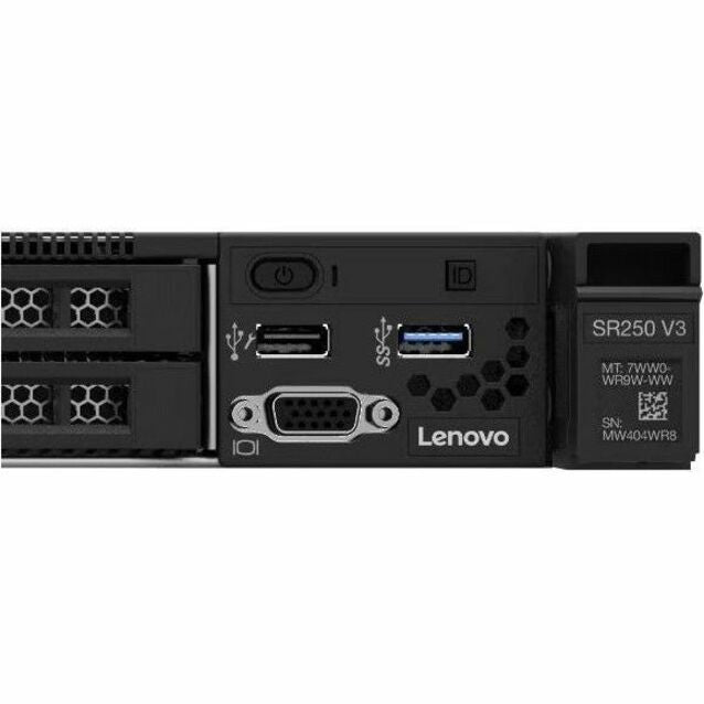 Lenovo ThinkSystem ST250 V3 7DCEA01VNA Tower Server - 1 x Xeon E-2488 3.20 GHz - 16 GB DDR5 - SATA/600 Controller