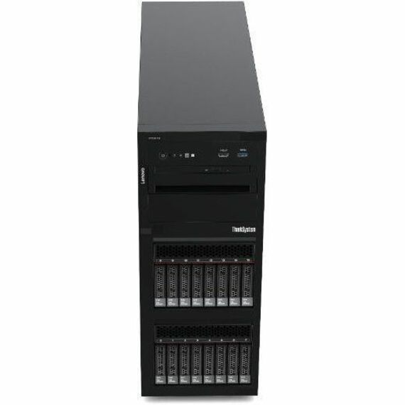 Lenovo ThinkSystem ST250 V3 7DCEA01SNA Tower Server - 1 Xeon E-2456 3.30 GHz - 16 GB RAM - TruDDR5 - 8x SFF Hot-Swap Bays - 800 W PSU