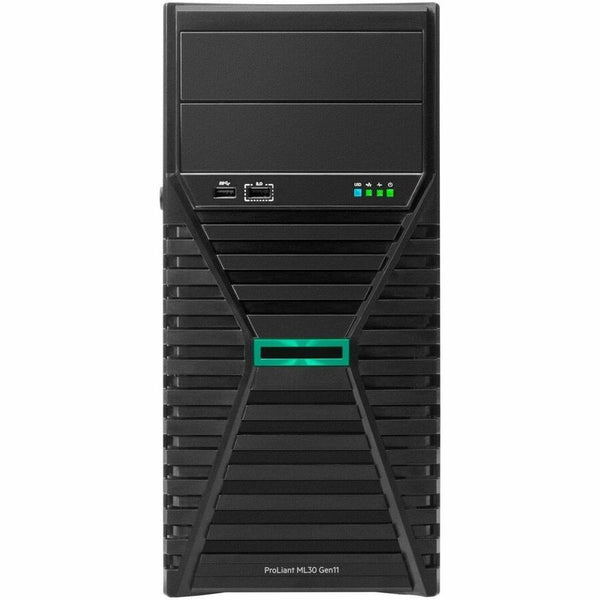 HPE ProLiant ML30 G11 4U Tower Server - 1 x Intel Xeon E-2434 3.4 GHz - 32 GB RAM - 1.92 TB SSD - (2 x 960GB) SSD Configuration - Serial ATA/600, 12Gb/s SAS, NVMe Controller - Smart Choice Hewlett Packard Enterprise