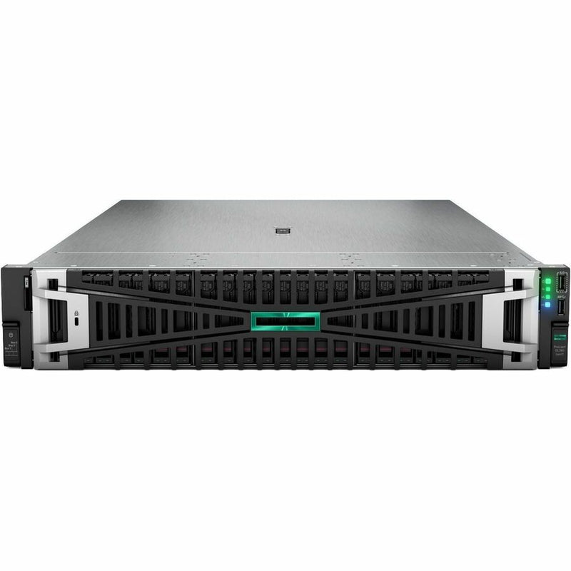 HPE ProLiant DL380 G11 2U Rack Server - 1 x Intel Xeon Silver 4510 2.4 GHz - 64 GB RAM - 16 TB HDD - (2 x 8TB) HDD Configuration - Serial ATA/600, 12Gb/s SAS Controller - Smart Choice Hewlett Packard Enterprise