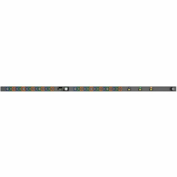 RPDU, MONITORED UNIT LEVEL EC, 30A, 208V DELTA, 8.6KW, VERTICAL, (24) LOCKING IE