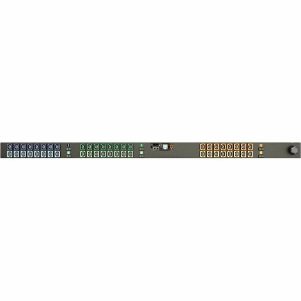 RPDU, MONITORED UNIT LEVEL EC, 60A, 208V DELTA, 17.2KW, VERTICAL, (36) LOCKING I