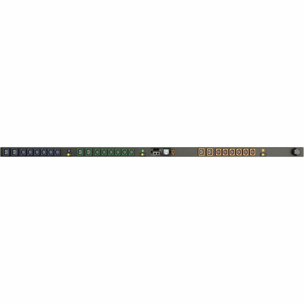 RPDU, MONITORED UNIT LEVEL EC, 60A, 208V, 9.9KW, VERTICAL, (18) LOCKING IEC C13,
