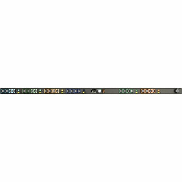 RPDU, MONITORED UNIT LEVEL EC, 60A, 208V DELTA, 17.2KW, VERTICAL, (12) LOCKING I