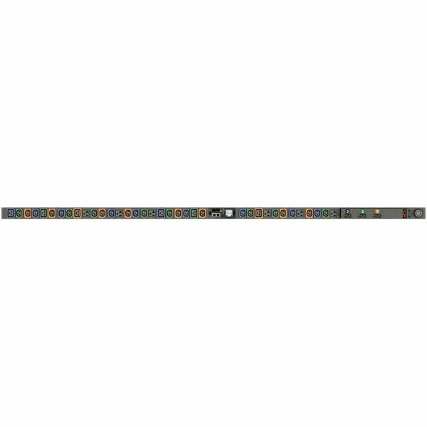 RPDU, SWITCHED UNIT LEVEL MONITORING EC, 30A, 120/208V WYE, 8.6KW, VERTICAL, (24
