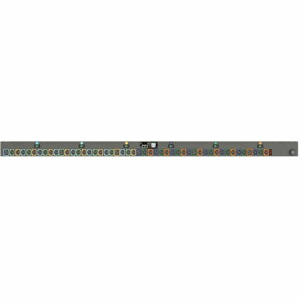 RPDU, MONITORED OUTLET LEVEL EC, 30A, 240/415V WYE, 17.2KW, VERTICAL, (42) LOCKI