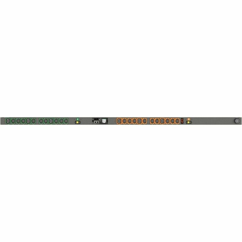 RPDU, MONITORED OUTLET LEVEL EC, 30A, 208V, 4.9KW, VERTICAL, (18) LOCKING IEC C1
