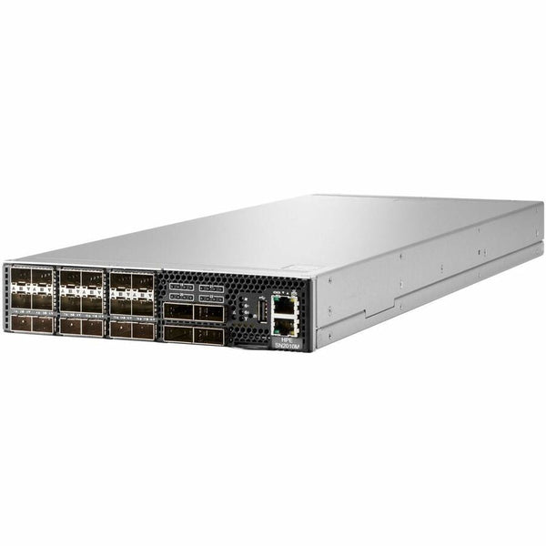 HPE 25GbE 18SFP28 4QSFP28 Power to Connector Airflow Half Width Switch SN2010M with NVIDIA Cumulus Hewlett Packard Enterprise