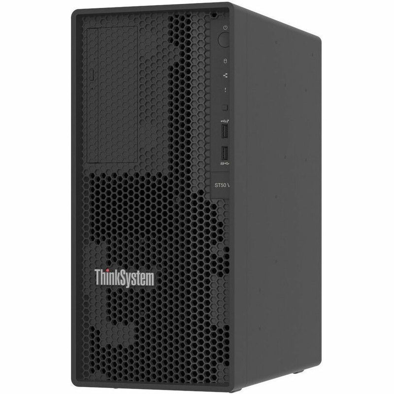 Lenovo ThinkSystem ST50 V3 7DF3A018NA Tower Server - 1 x Xeon E-2434 3.40 GHz - 16 GB RAM - SATA/600 Controller