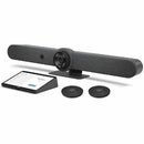 Logitech Rally Bar Room Kit No-Radio – TAA-Compliant with Tap Cat5e & Rally Mic Pod