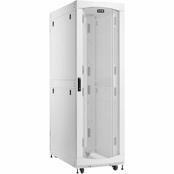 Eaton SmartRack 48U Deep Standard-Width Heavy-Duty Rack Enclosure Cabinet for AI Servers, White Eaton Corporation