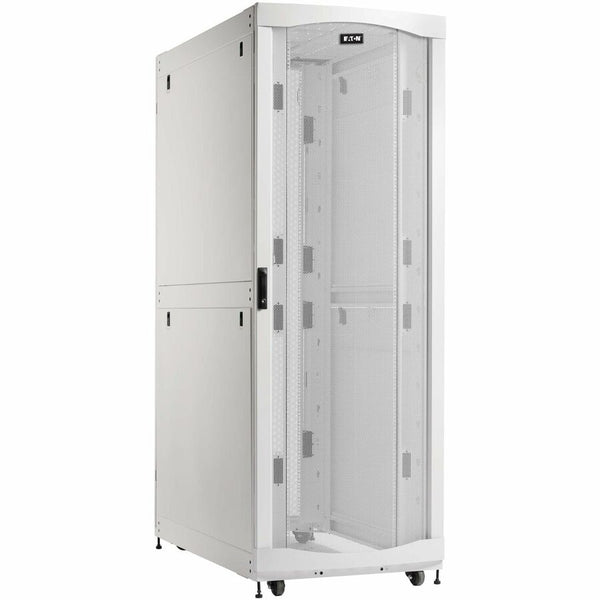 Eaton SmartRack 48U Extra-Deep Extra-Wide Heavy-Duty Rack Enclosure Cabinet for AI Servers, White Eaton Corporation