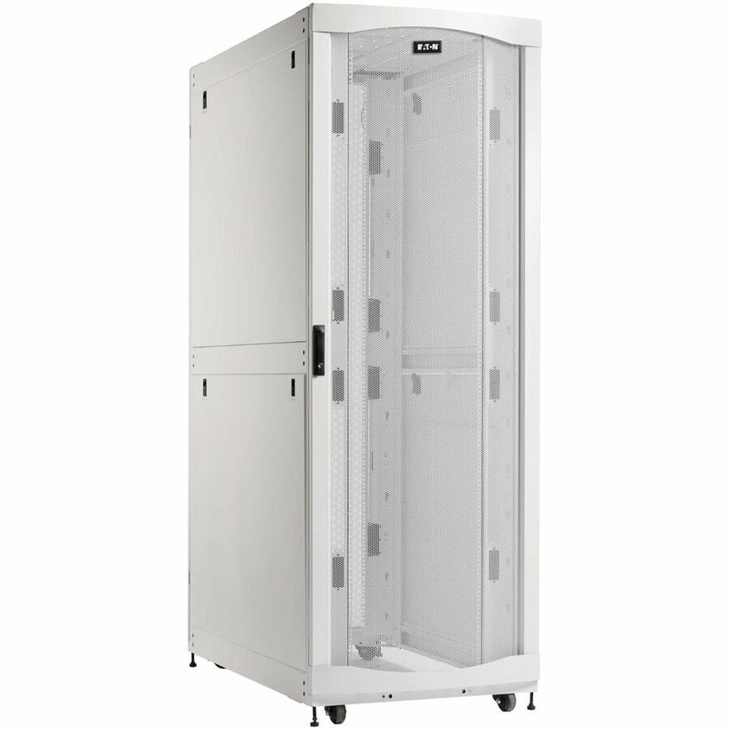 Eaton SmartRack 48U Extra-Deep Extra-Wide Heavy-Duty Rack Enclosure Cabinet for AI Servers, White Eaton Corporation