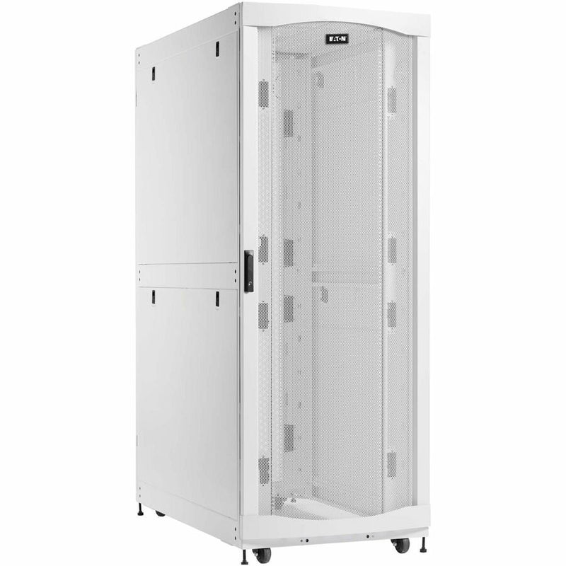 Eaton SmartRack 45U Extra-Deep Extra-Wide Heavy-Duty Rack Enclosure Cabinet for AI Servers, White Eaton Corporation