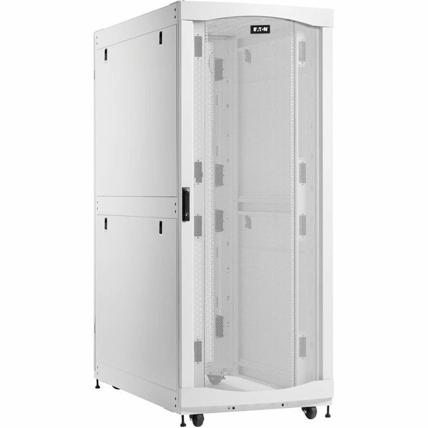 Eaton SmartRack 42U Extra-Deep Extra-Wide Heavy-Duty Rack Enclosure Cabinet for AI Servers, White Eaton Corporation