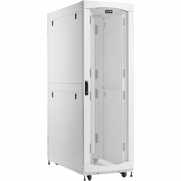 Eaton SmartRack 48U Extra-Deep Standard-Width Heavy-Duty Rack Enclosure Cabinet for AI Servers, White Eaton Corporation
