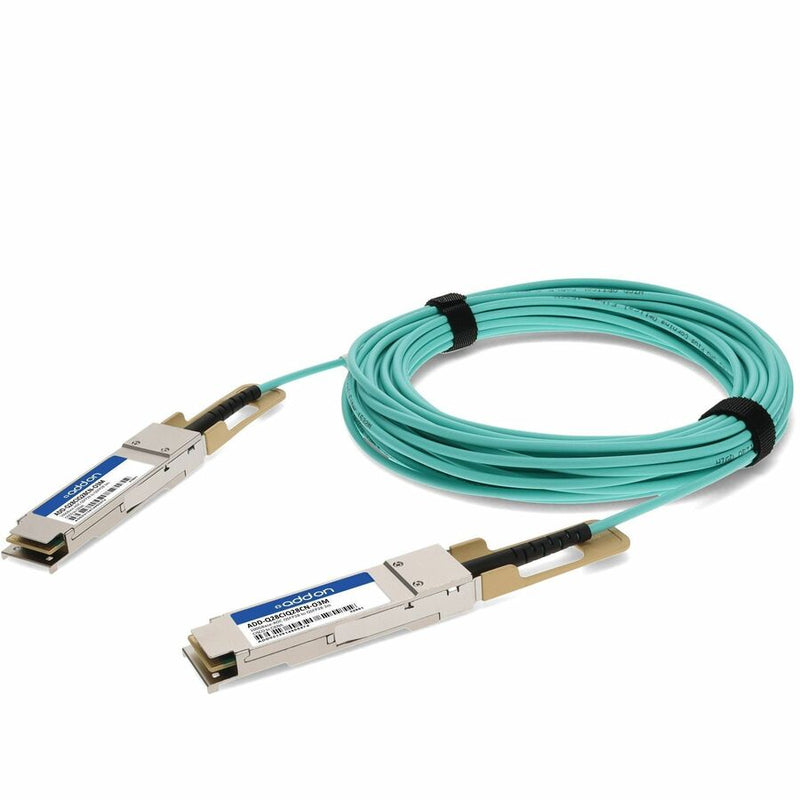 AddOn Cisco QSFP-100G-AOC3M to Ciena Compatible TAA 100GBase-AOC QSFP28 to QSFP28 Active Optical Cable (850nm, MMF, 3m) AddOn