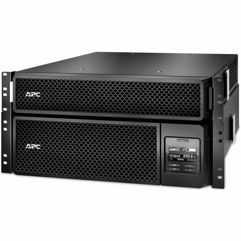 APC Smart-UPS On-Line, 5kVA, Rackmount 5U, 208V, 12 5-20R+2 L6-20R+2 L6-30R NEMA, Network Card+SmartSlot, W/ rail kit, W/ transformer 208V to 120V [TAA] Schneider Electric SA
