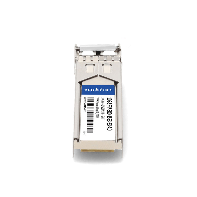 AddOn Brocade® 10G-SFPP-ERD-1553-33 Compatible TAA 10GBase-DWDM SFP+ Transceiver (C-Band 100GHz, 1553.33nm, 40km, LC, DOM)