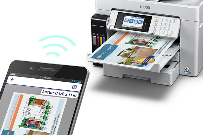 Epson WorkForce ST-C8090 Supertank Color MFP – Up to 13" x 19" with PCL/PS (C11CH71203)