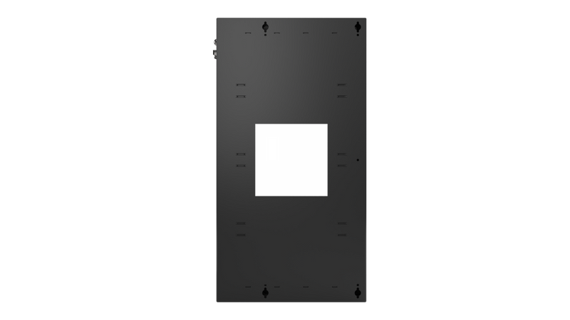 Legrand C2G 26RU Swing-Out Wall-Mount Cabinet with Plexiglass Door - Black - TAA