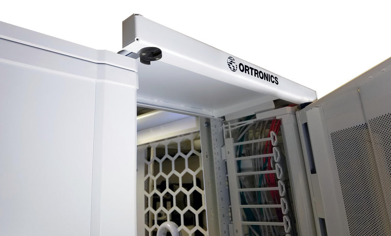 Ortronics Mighty Mo 20 Heavy-Duty Perforated Security Door, 8 ft, White