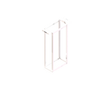 Ortronics Mighty Mo 20 Dual Adjustable Base 51RU 4-Post Rack, 31"–42" Adjustable Depth, White