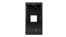 Legrand C2G 26RU Swing-Out Wall-Mount Cabinet with Plexiglass Door - Black - TAA