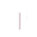 Ortronics MM20 12" Vertical Cable Manager with Door for 8 ft (51U) Rack – White