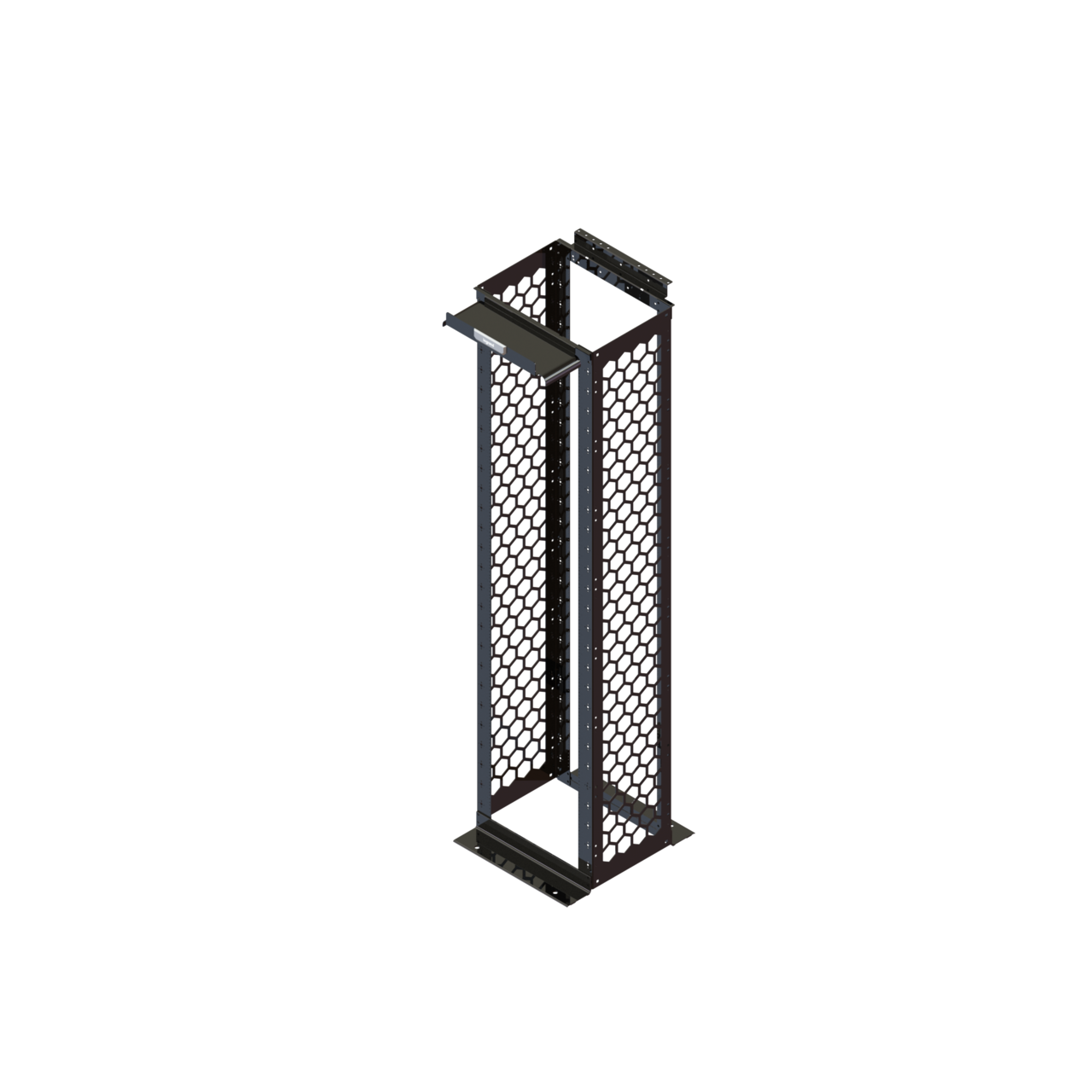 Legrand Ortronics Mighty Mo 20 51RU Channel Rack, Black – AddOn – Avendor