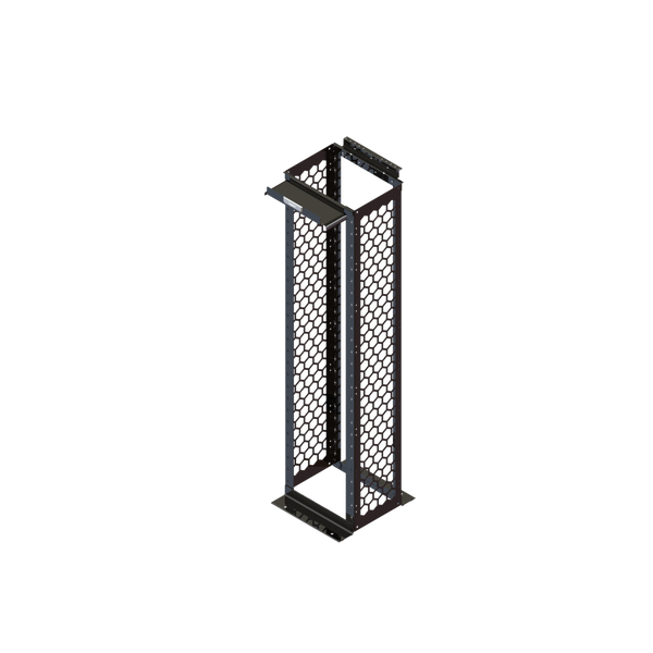 Legrand Ortronics Mighty Mo 20 Channel Rack, 51RU, 26.25"D, Black – MM20816-B
