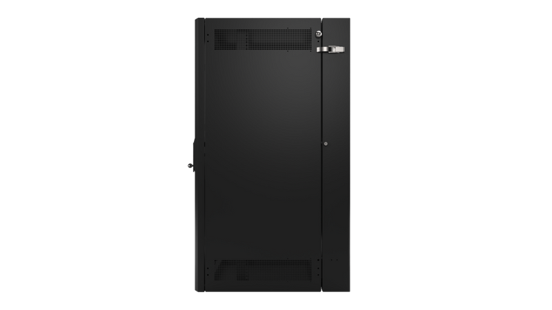 Legrand C2G 26RU Swing-Out Wall-Mount Cabinet with Plexiglass Door - Black - TAA